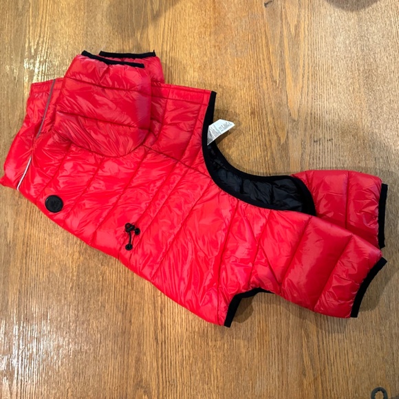 Pajar Pup - Red Down Puffer Jacket for Dogs - Size Large - Picture 2 of 10